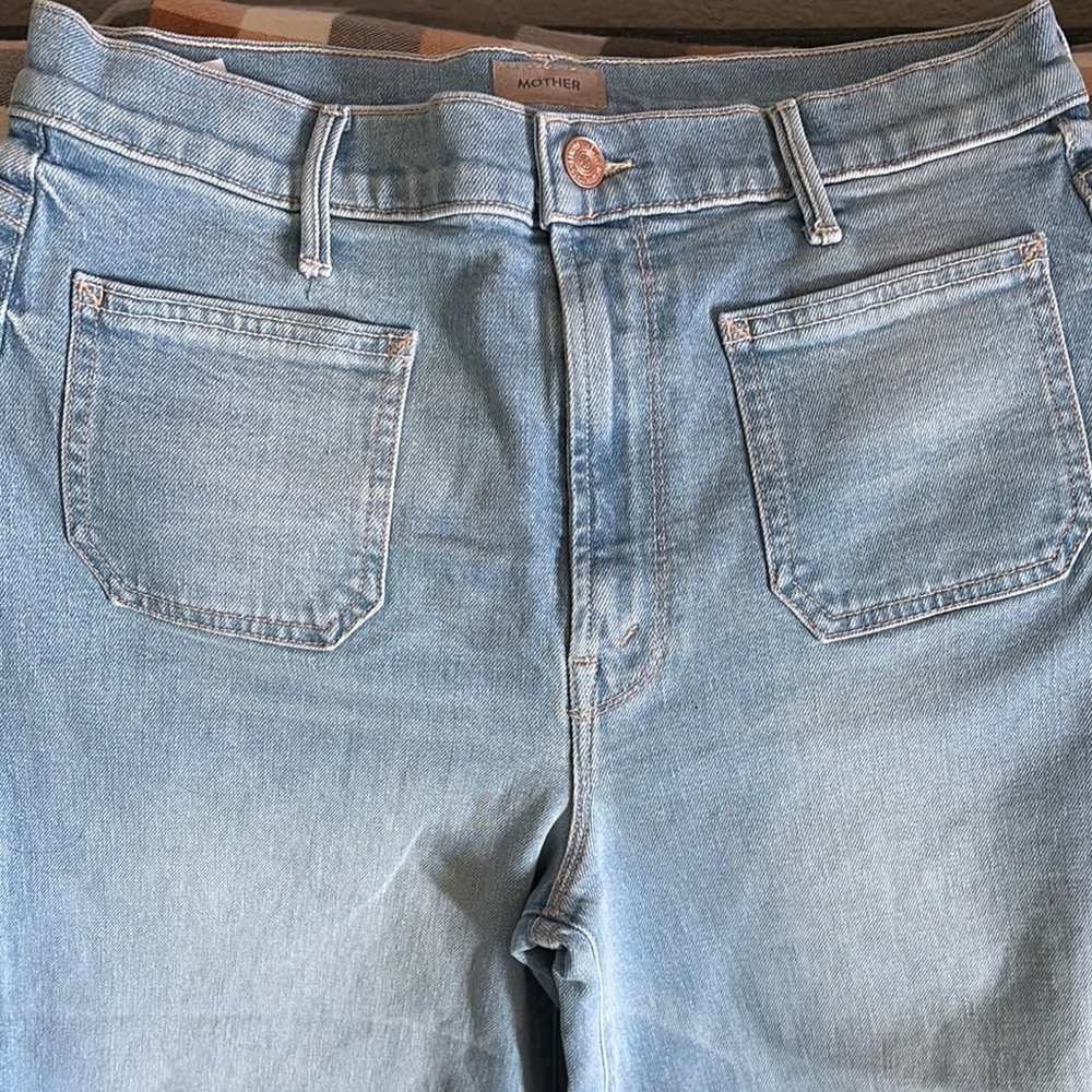 MOTHER / The Patch Pocket Undercover High Rise Wide Leg
